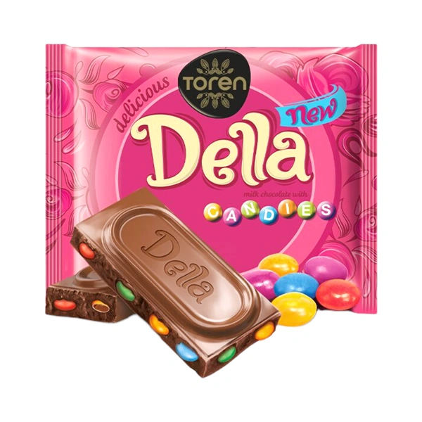 TABLETA DE CIOCOLATA CU DRAJEURI DELLA 52 GR