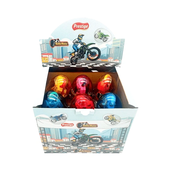 OU CU SURPRIZE TRANSPARENT HELLO MOTO SET 12 BUCATI 6 GR