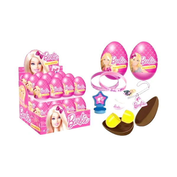 OU DE CIOCOLATA CU SURPRIZE BARBIE 25 GR