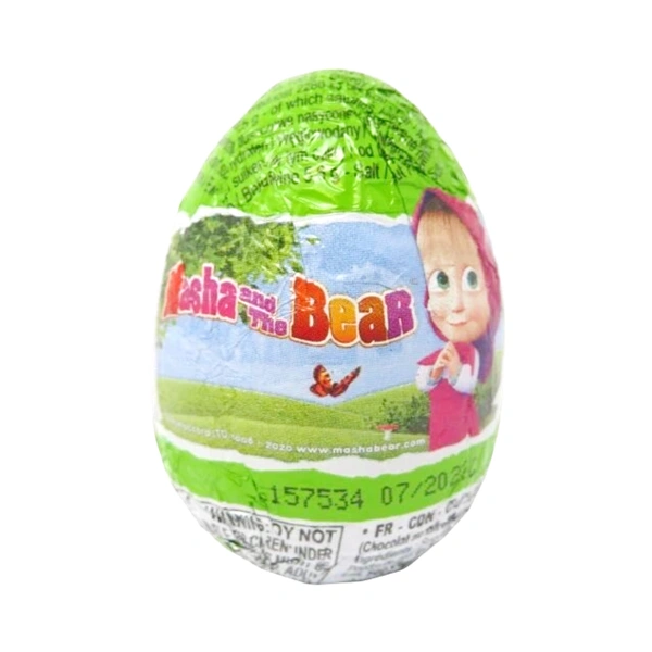 OU DE CIOCOLATĂ CU SURPRIZE MASHA ȘI URSUL 25 G