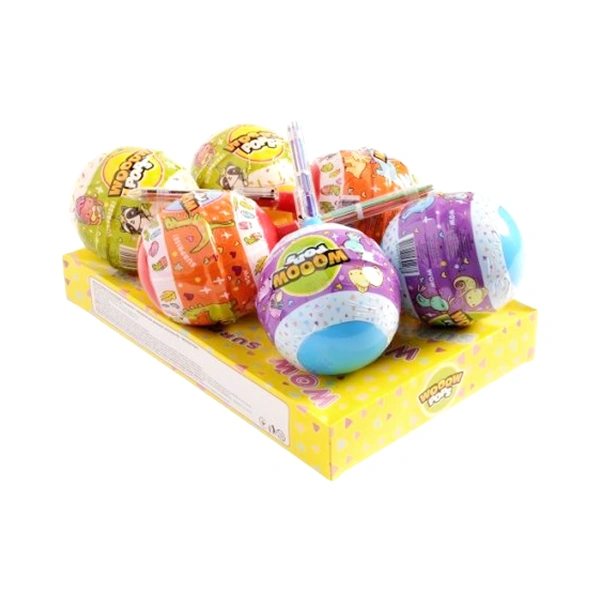 WOOOW POPS ACADEA CU SURPRIZĂ GUST DULCE ȘI JUCĂRIE DISTRACTIVĂ PENTRU COPII 40 GR