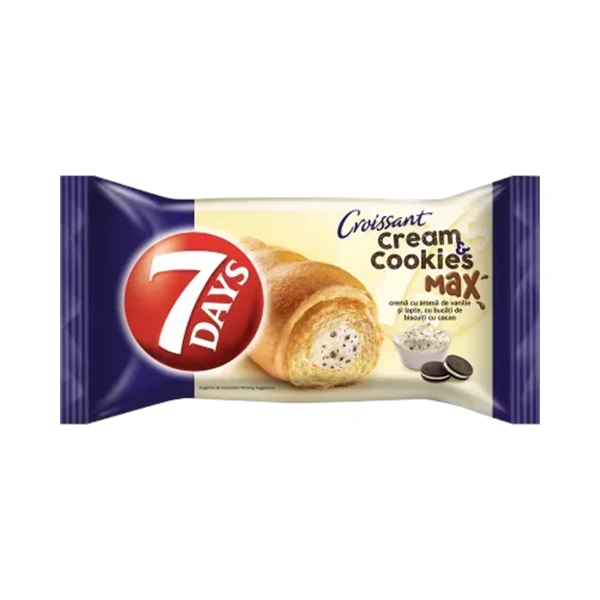 CROISSANT MAX COOKIES VANILIE 7 DAYS 80 GR