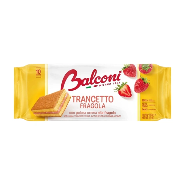 PRAJITURI BALCONI TRANCETTO CAPSIUNI 10 X 28 GR
