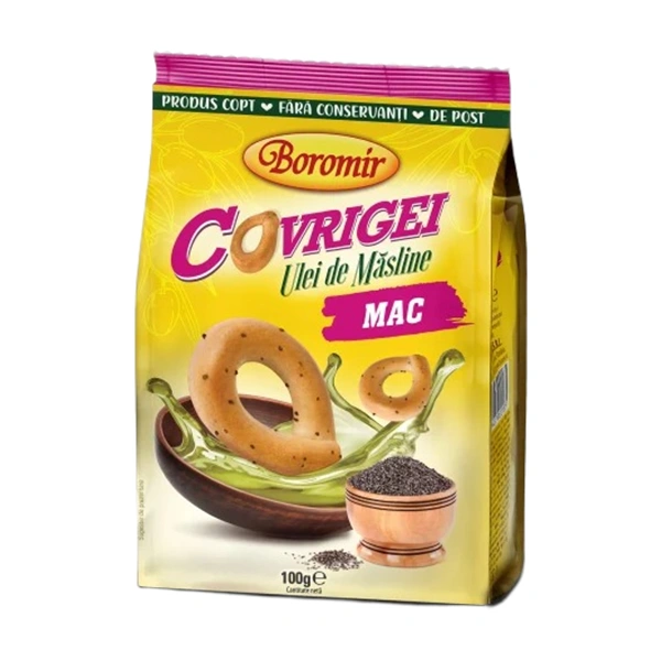 COVRIGEI CU ULEI DE MASLINE SI MAC BOROMIR 100 GR