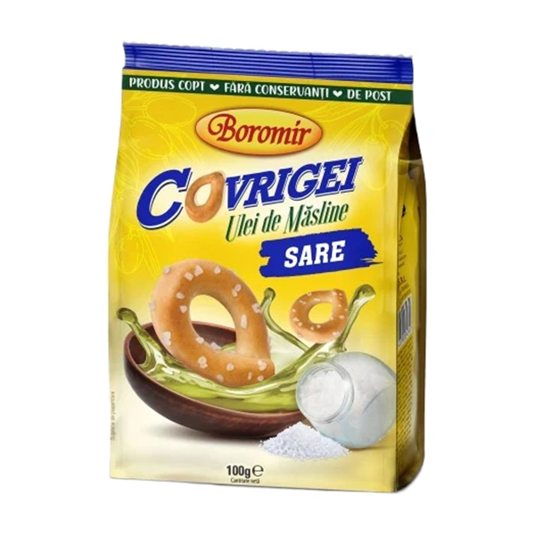 COVRIGEI CU ULEI DE MASLINE SI SARE BOROMIR 100 GR