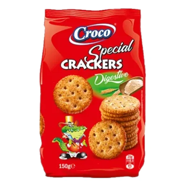 CRACKERS DIGESTIVE CROCO 150 GR