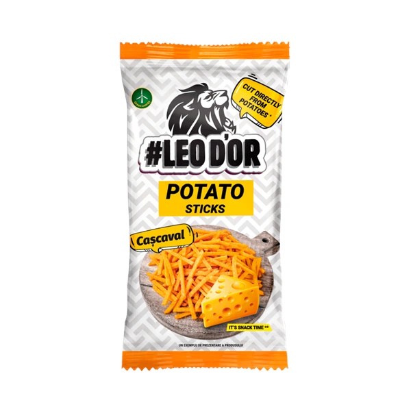 CHIPS CARTOFI PAI CASCAVAL LEODOR BANZAI 100 GR