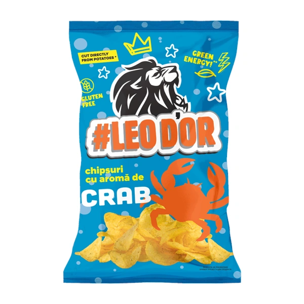 CHIPS CRAB LEODOR BANZAI 140 GR