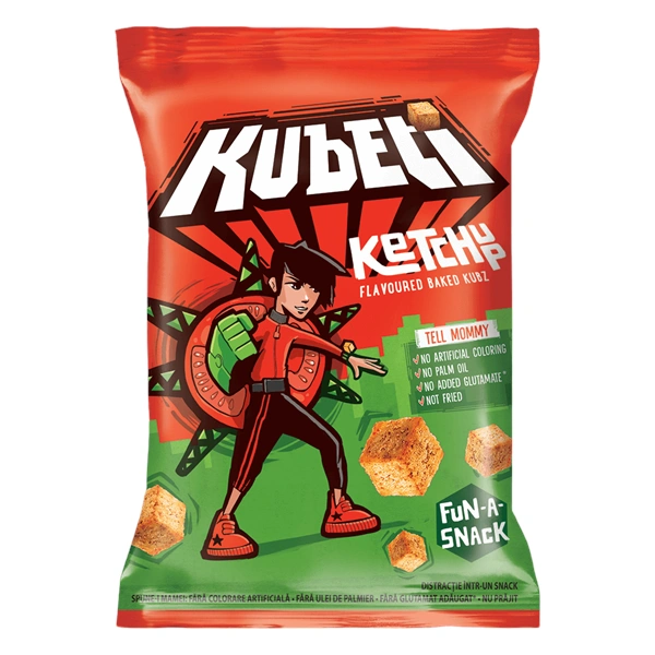 SNACK CU KETCHUP KUBETTI KUBZ 35 GR
