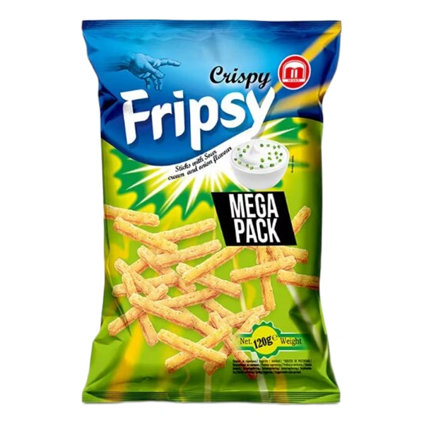 SNACK FRIPSY CU AROMA DE SMANTANA SI CEAPA 120 GR