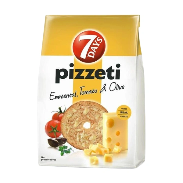 PIZZETI BRANZA ROSII MASLINE 7 DAYS 80 GR