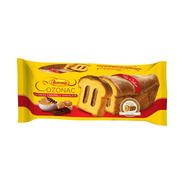 COZONAC CARAMEL CIOCOLATA BOROMIR 450 GR