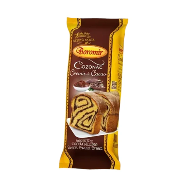 COZONAC CREMA CACAO BOROMIR 450 GR