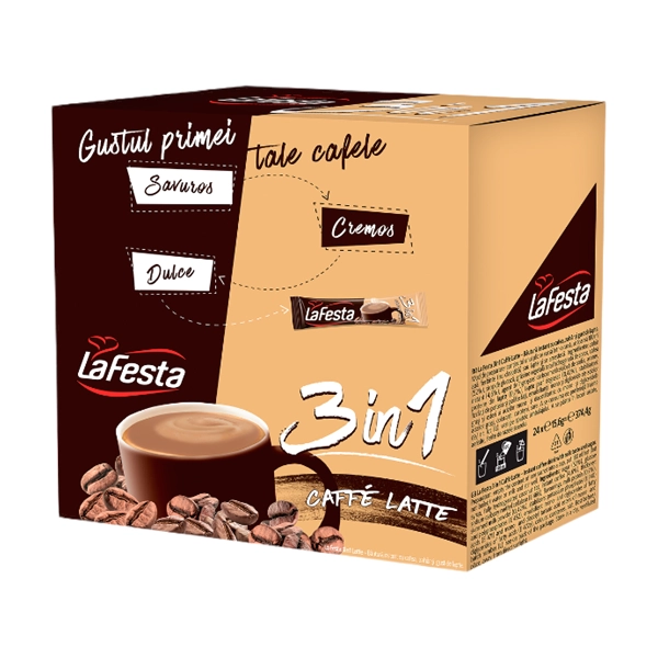 CAFEA INSTANT LA FESTA 3 IN 1 CAFFE LATTE 15,6 GR