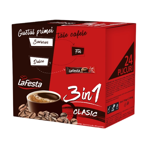CAFEA INSTANT LA FESTA 3 IN 1 CLASIC 15,6 GR