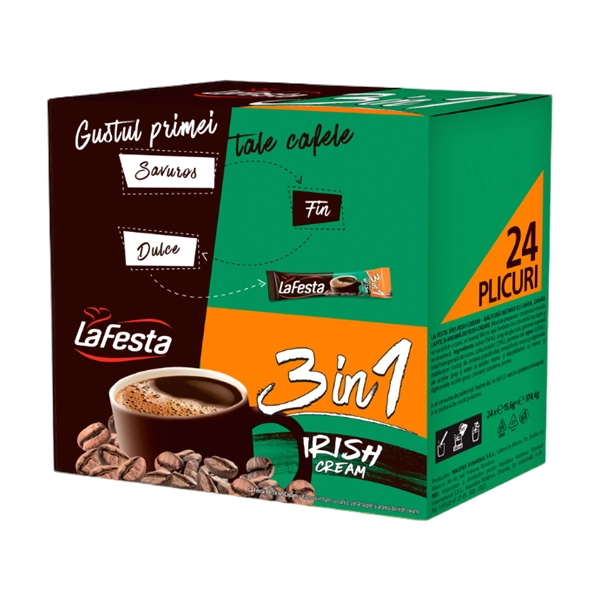 CAFEA INSTANT LA FESTA 3 IN 1 IRISH CCREAM 15,6 GR