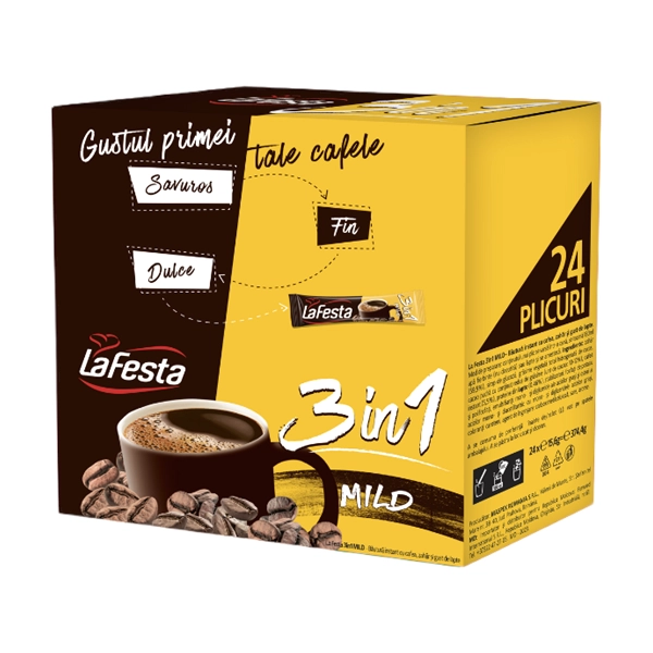 CAFEA INSTANT LA FESTA 3 IN 1 MILD 15,6 GR
