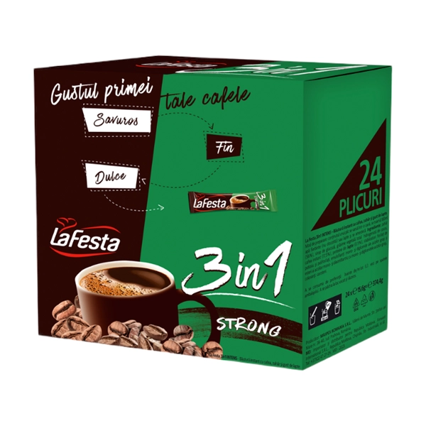 CAFEA INSTANT LA FESTA 3 IN 1 STRONG 15,6 GR