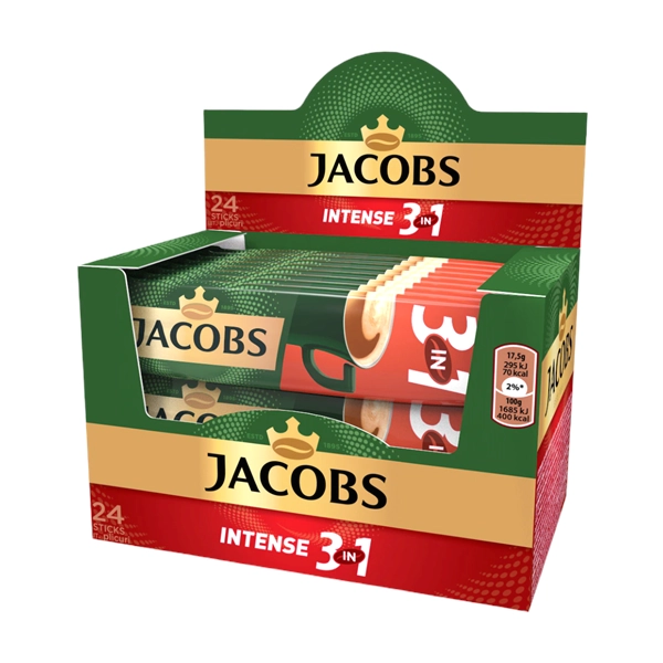 CAFEA SOLUBILA INSTANT JACOBS 3IN1 INTENSE 17,5 GR