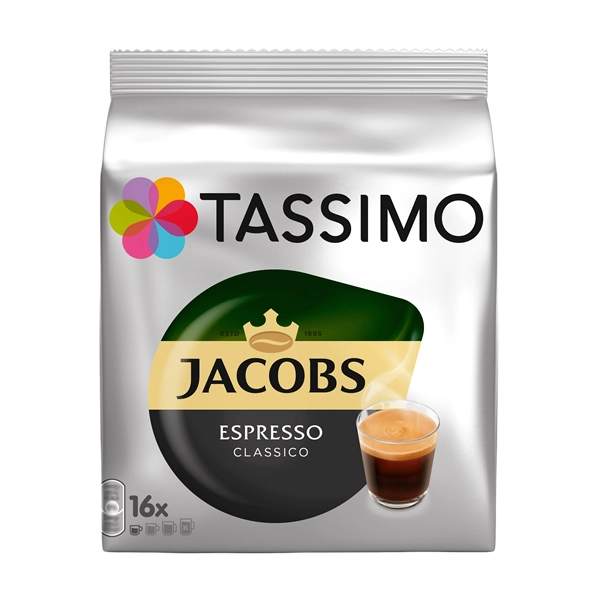 CAFEA SOLUBILA INSTANT TASSIMO JACOBS ESPRESSO CLASSICO 11,84 GR