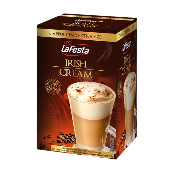 CAPPUCCINO IRISH CREAM PLICURI LA FESTA 8X22 GR