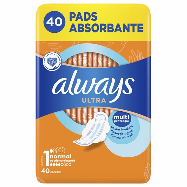 ABSORBANTE ALWAYS ULTRA 4 PICATURI 40 BUC SET