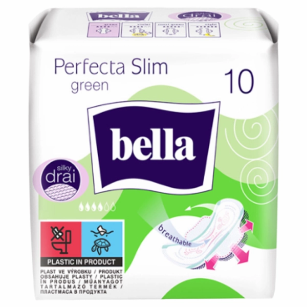 ABSORBANTE BELLA PERFECTA SLIM GREEN 10BUCSET 36BAX
