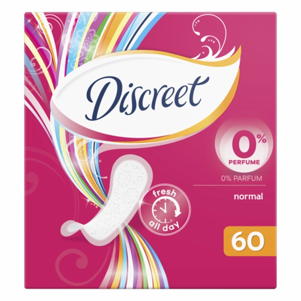 ABSORBANTE DISCREET ZILNICE 0 PARFUM NORMAL 60BUC 8BAX