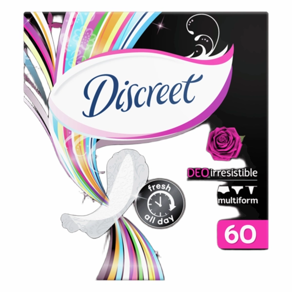 ABSORBANTE DISCREET ZILNICE DEO IRRESISTIBLE 60BUC 8BAX