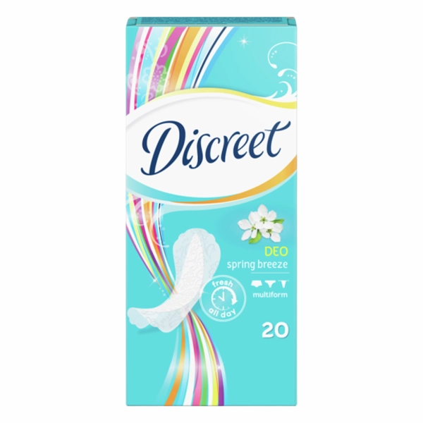 ABSORBANTE DISCREET ZILNICE DEO SPRING BREEZE 20BUC 18BAX