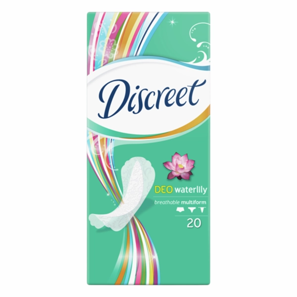 ABSORBANTE DISCREET ZILNICE DEO WATERLILY 20BUC 18BAX