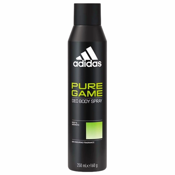 DEO MEN ADIDAS PURE GAME 6BUCSET 12BAX 250 ML