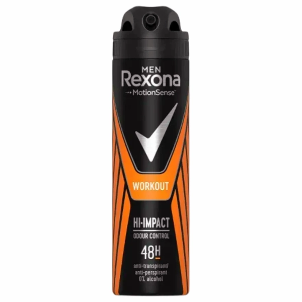DEO MEN REXONA WORKOUT HI IMPACT 6BUCSETH 150 ML