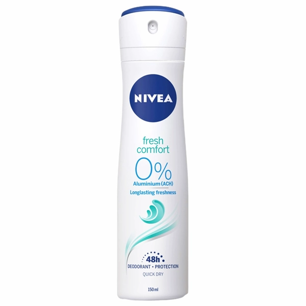 DEO NIVEA WOMEN FRESH COMFORT 30BAX 150 ML