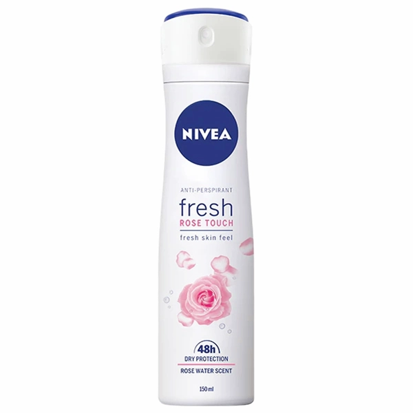DEO NIVEA WOMEN FRESH ROSE TOUCH 30BAX 150 ML