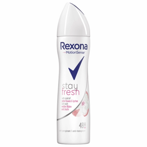 DEO REXONA WOMEN STAY FRESH WHITE FLOWERSLYCHEE 6BUCSET 150 ML