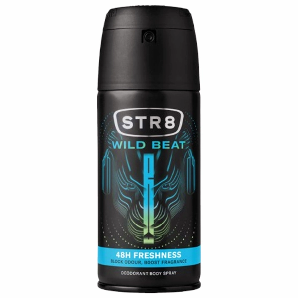 DEO STR8 WILD BEAT SPRAY 150 ML