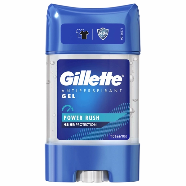 DEO STICK GILLETTE GEL POWERUSH 6SET 70 ML