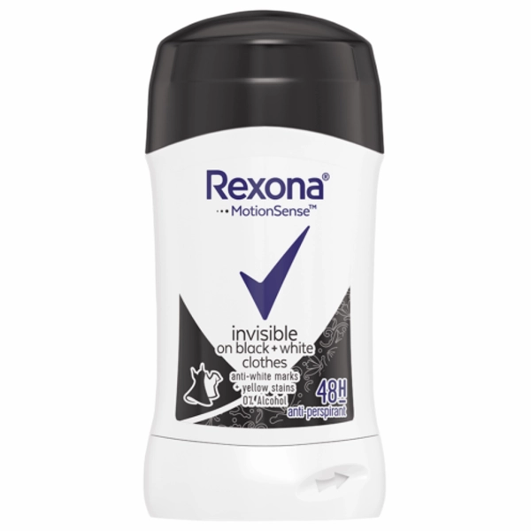 DEO STICK REXONA WOMEN INVISIBLE BW 6BUCSET 40 ML