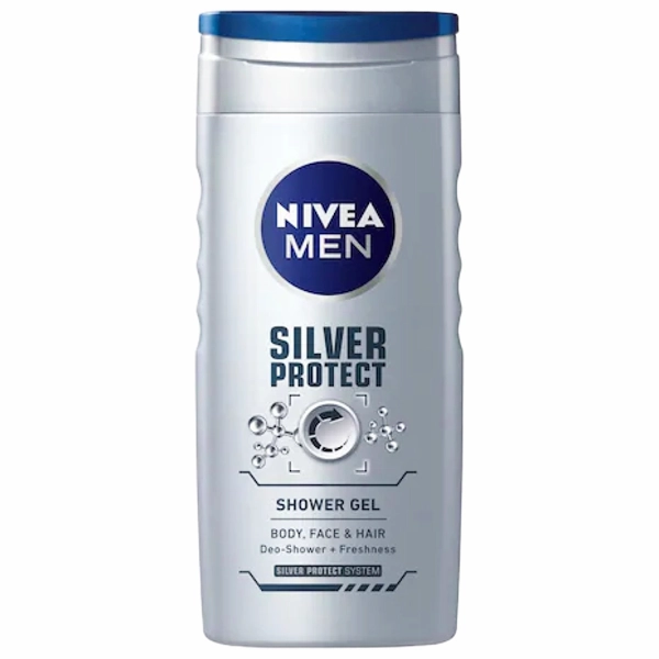 GEL DUS NIVEA MEN SILVER PROTECT 6BUCSET 12BAX 500 ML
