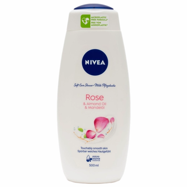 GEL DUS NIVEA ROSE ALMOND OIL 6BUCSET 12BAX 500 ML
