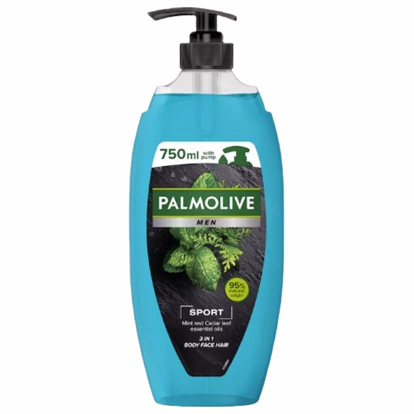 GEL DUS PALMOLIVE MEN SPORT POMPITA 12BAX 750 ML