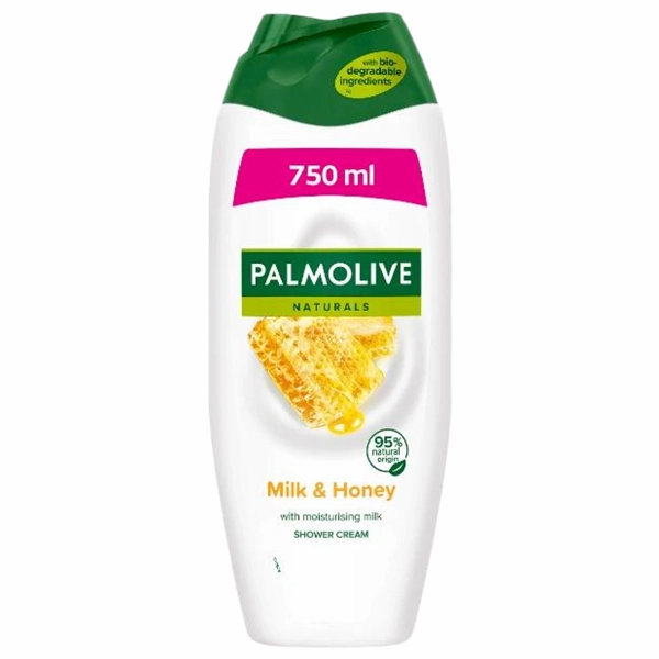 GEL DUS PALMOLIVE SPUMANT BAIE MILK HONEY 6BH 750 ML