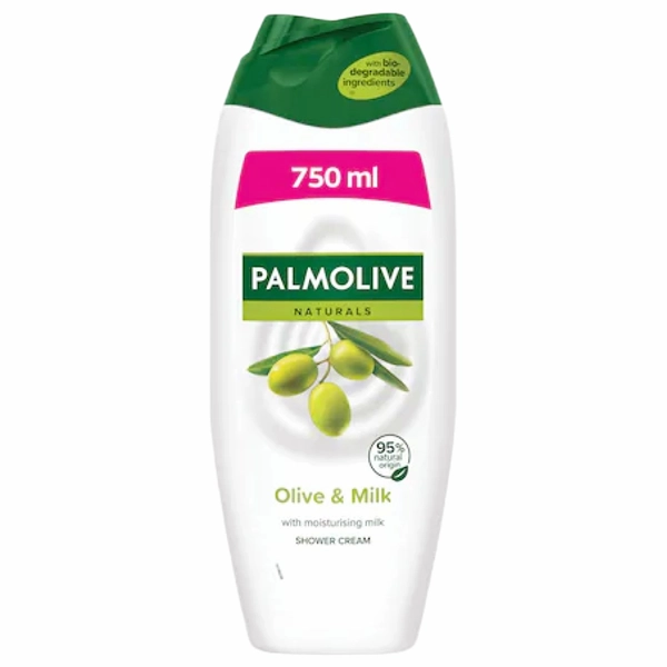 GEL DUS PALMOLIVE SPUMANT BAIE OLIVA E LATTE 6BUCSET 12BAX 750 ML