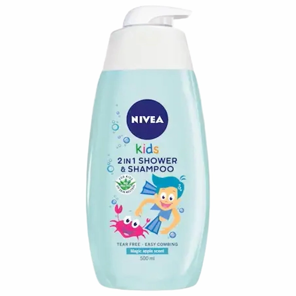 NIVEA KIDS SAMPONGEL DUS MAGIC APPLE SCENT 6BUCSET 12BAX 500 ML