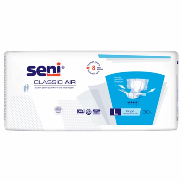 SCUTECE ADULTI SENI INCONTINENTA CLASSIC AIR L 30BUCSET 4BAX