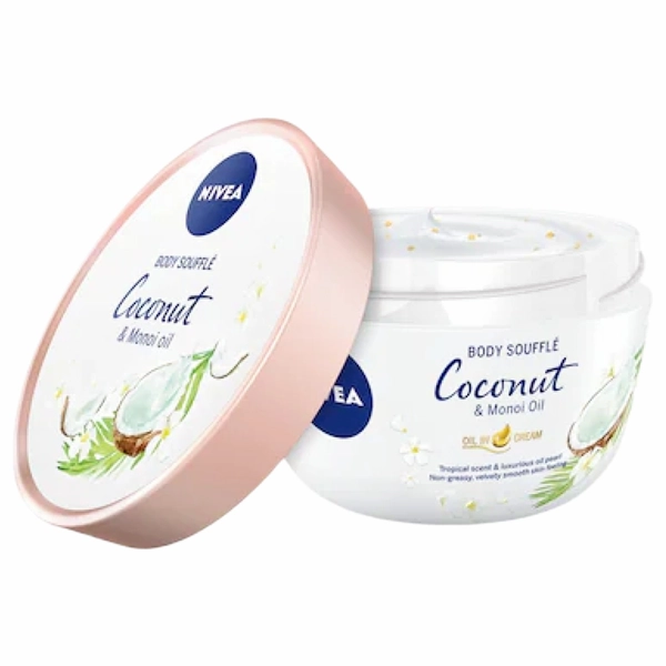 CREMA NIVEA CORP COCONUT OIL 24BAX 200 ML