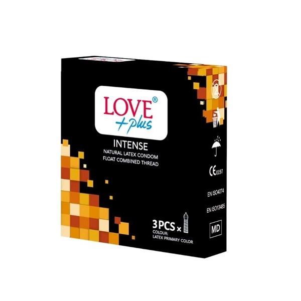 PREZERVATIVE LOVE PLUS INTENSE 3 BUCATI 24 CUTII