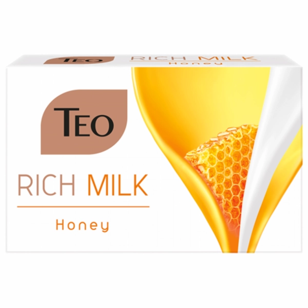 SAPUN TEO RICH MILK HONEY 4BUCSET 12SETBAX 90 GR