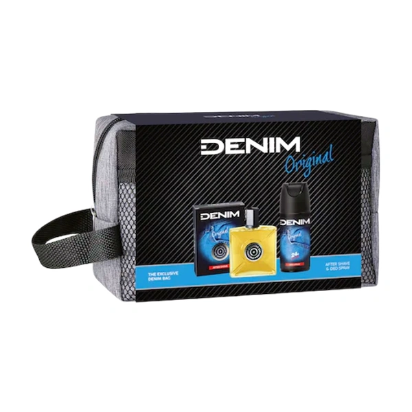 CASETA CADOU DENIM ORIGINAL SET AFTER SHAVE DEO SPRAY 8SETBAX